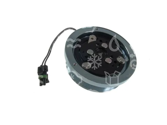 spojka pro kompresor Sanden 7H15, poly V8, prům. 133 mm, 12 V